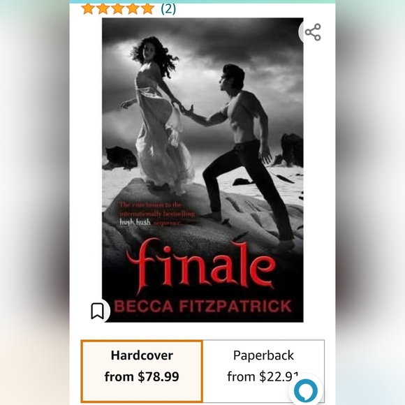 New Finale book By Becca Fitzpatrick (Author) Hardcover on ( Oct , 2012 ) - Picture 1 of 6